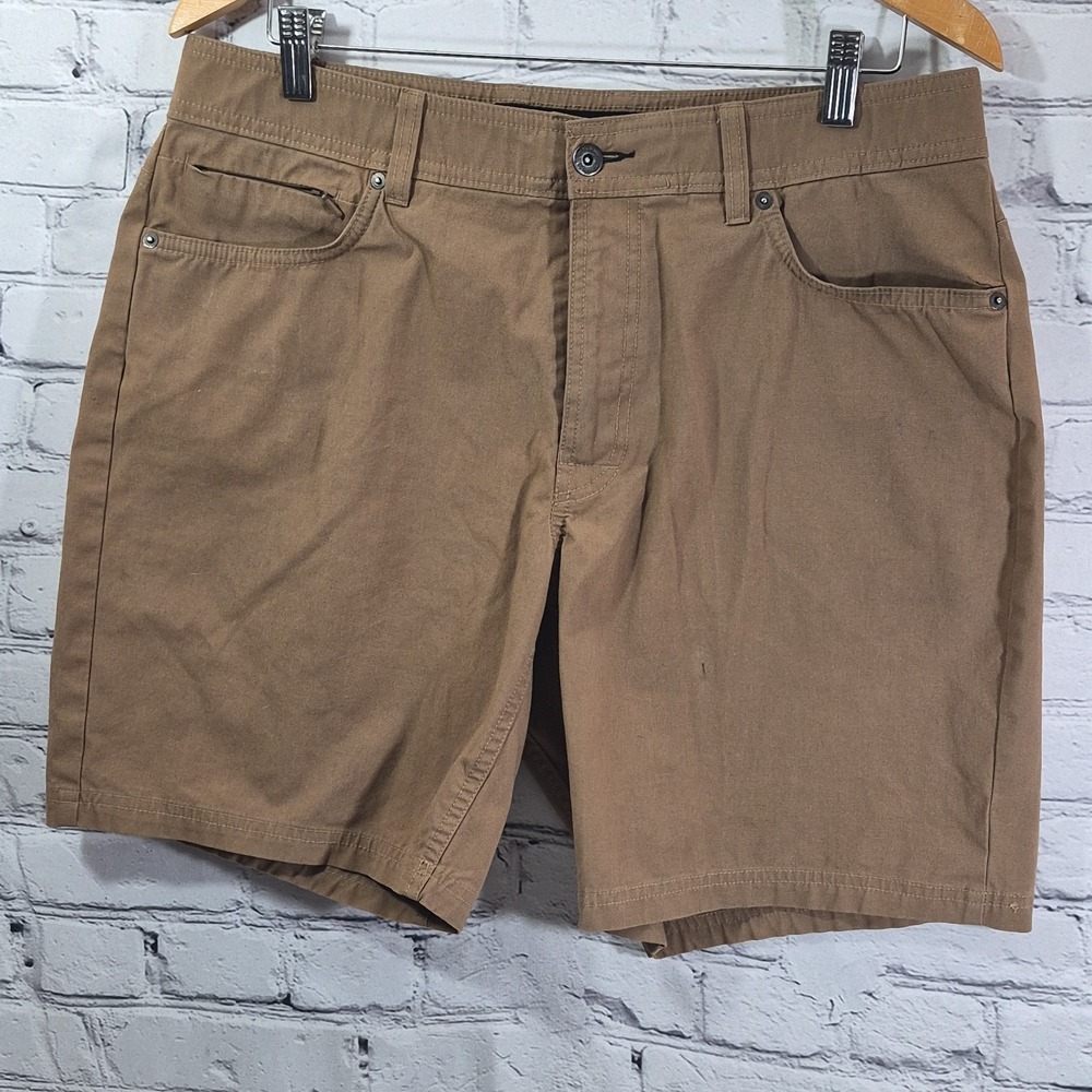 Columbia Sportswear Men's Utility Shorts Size 34 Brown Outdoor Hiking Casual